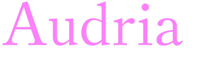 Audria - girls name