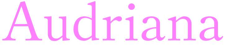 Audriana - girls name