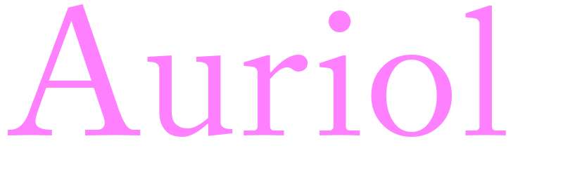 Auriol - girls name