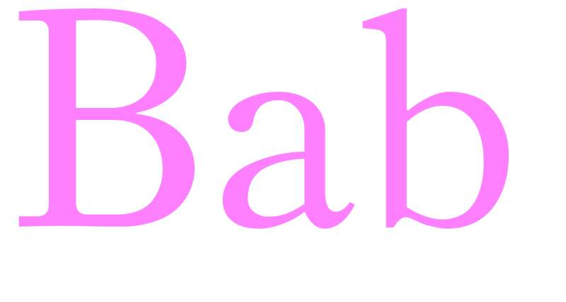 Bab - girls name