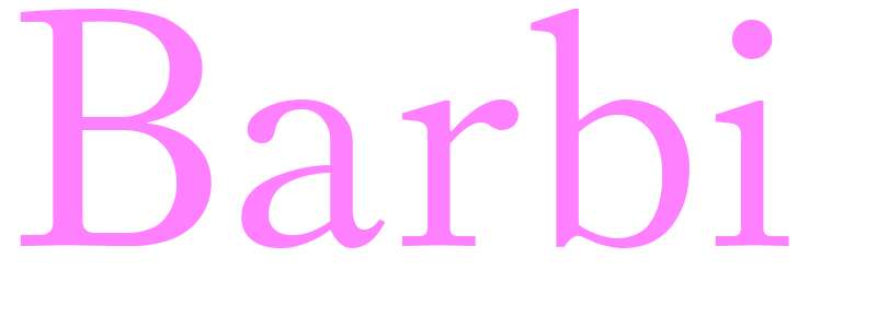 Barbi - girls name