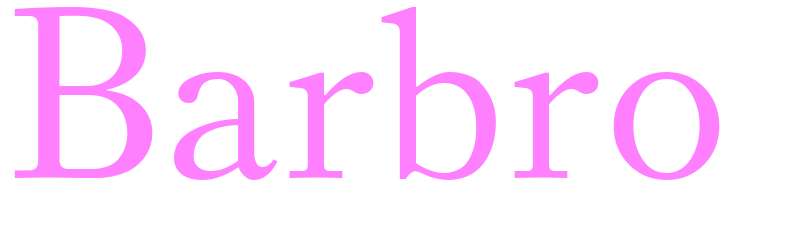 Barbro - girls name