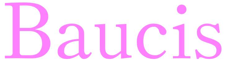 Baucis - girls name