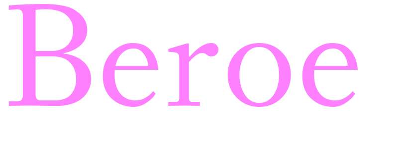 Beroe - girls name