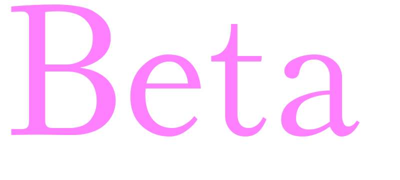 Beta - girls name