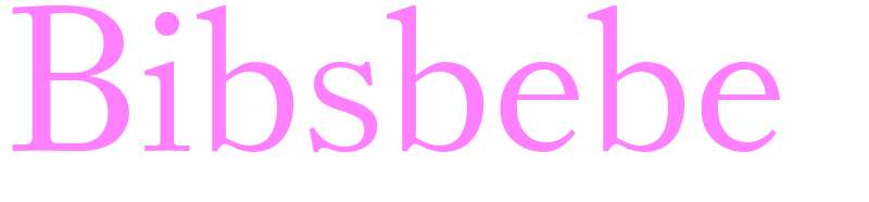 Bibsbebe - girls name