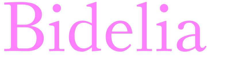 Bidelia - girls name