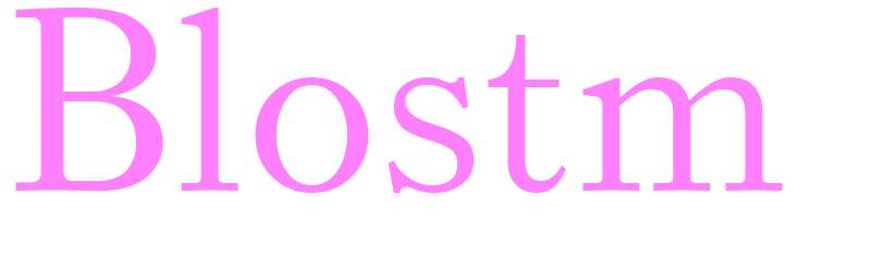 Blostm - girls name