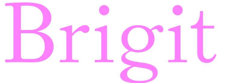 Brigit - girls name