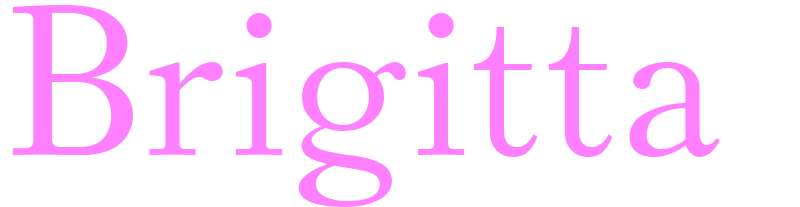 Brigitta - girls name