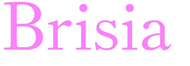 Brisia - girls name