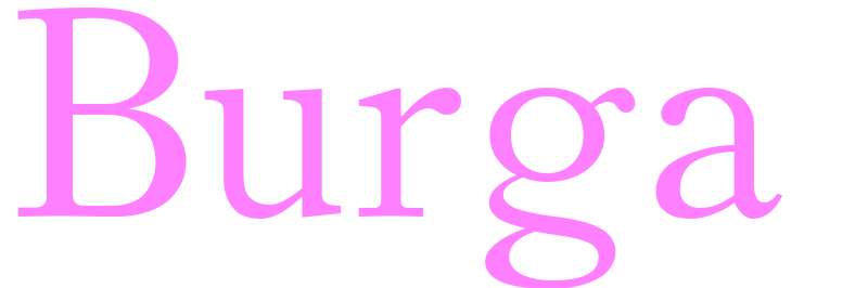 Burga - girls name