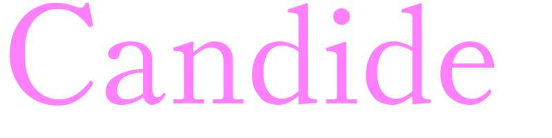 Candide - girls name