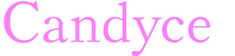 Candyce - girls name