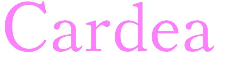 Cardea - girls name