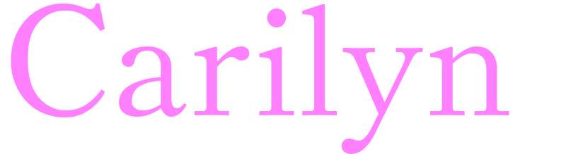 Carilyn - girls name