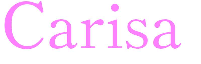 Carisa - girls name