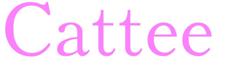 Cattee - girls name