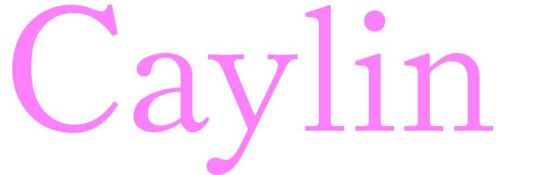 Caylin - girls name