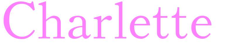 Charlette - girls name