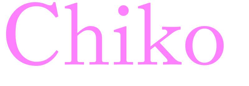 Chiko - girls name