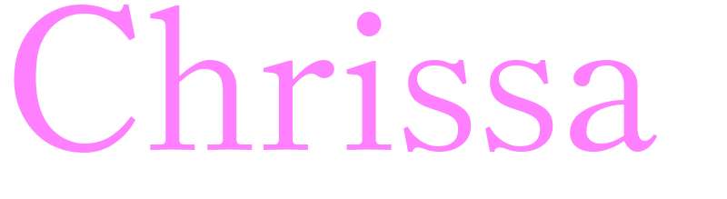 Chrissa - girls name