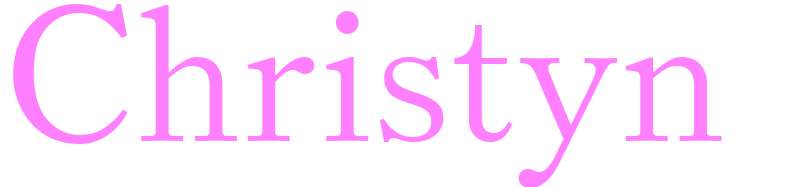 Christyn - girls name