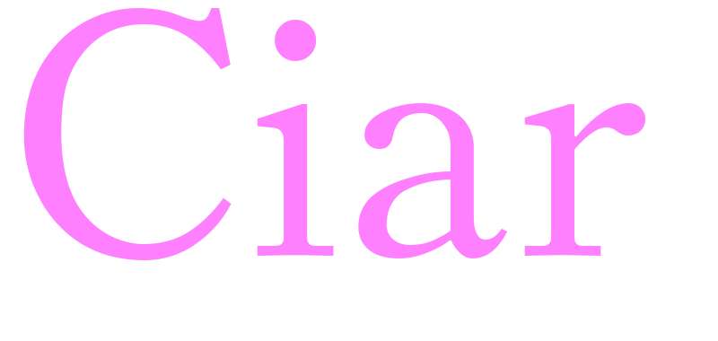 Ciar - girls name