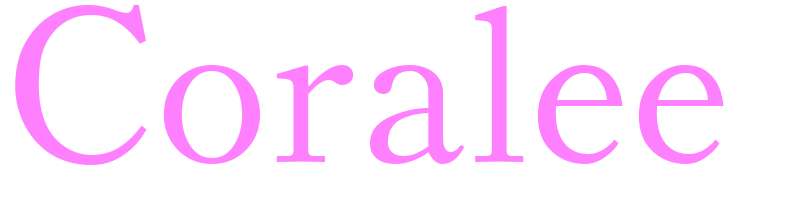 Coralee - girls name