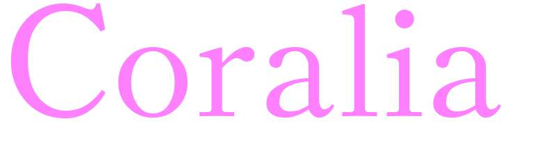 Coralia - girls name