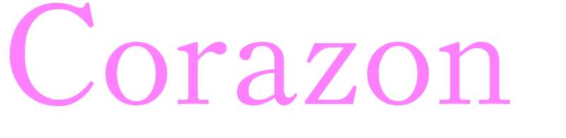 Corazon - girls name