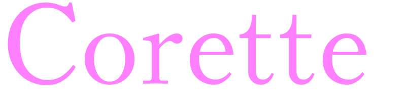 Corette - girls name