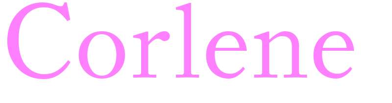 Corlene - girls name