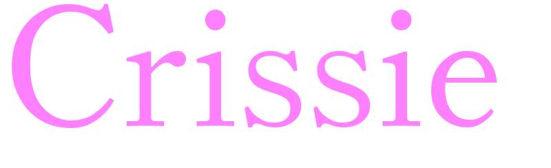 Crissie - girls name