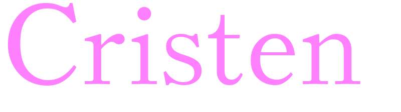 Cristen - girls name