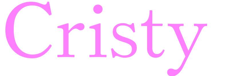 Cristy - girls name