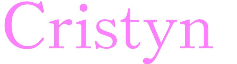 Cristyn - girls name