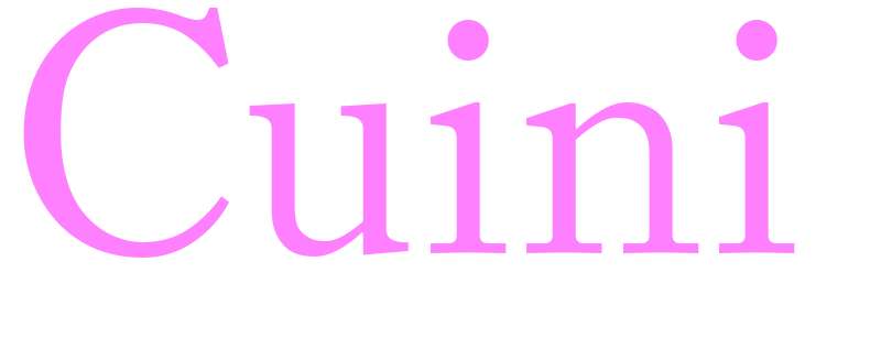 Cuini - girls name