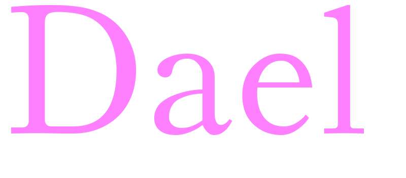 Dael - girls name