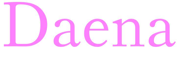 Daena - girls name