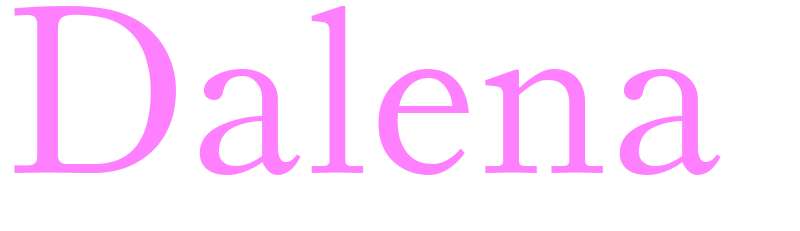 Dalena - girls name