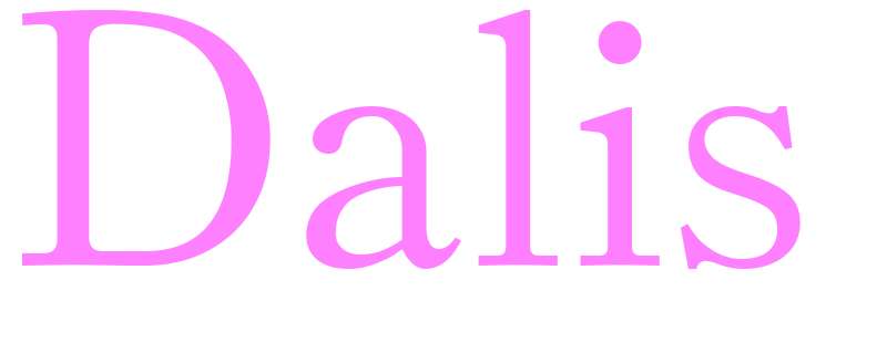 Dalis - girls name