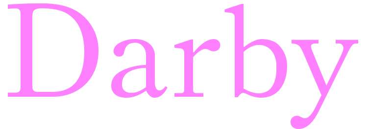 Darby - girls name