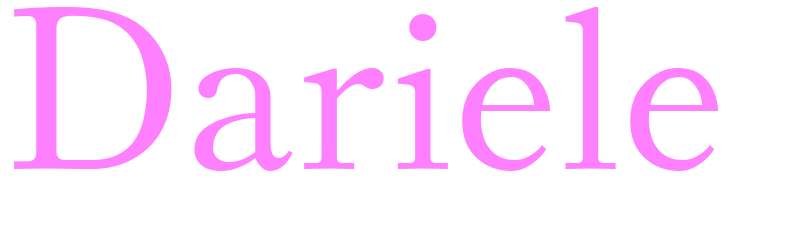 Dariele - girls name