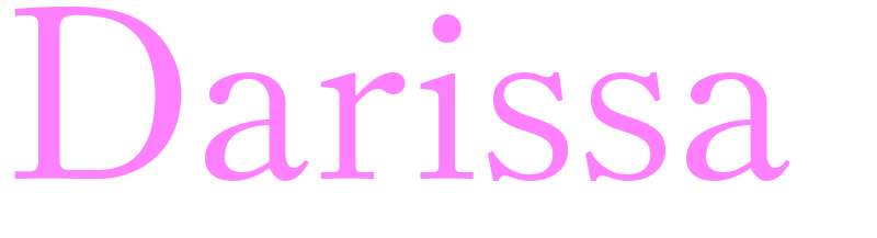 Darissa - girls name