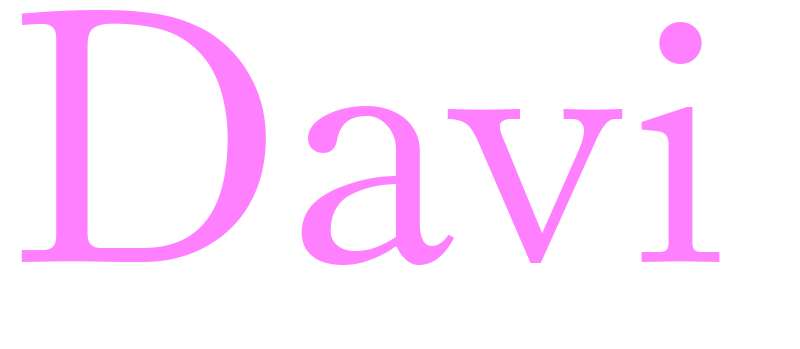 Davi - girls name