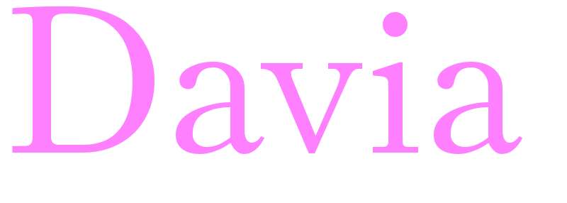 Davia - girls name