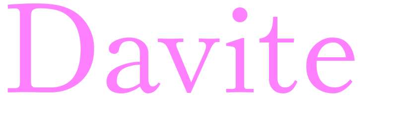 Davite - girls name