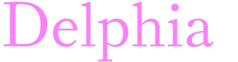 Delphia - girls name