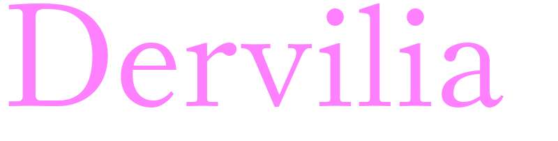 Dervilia - girls name